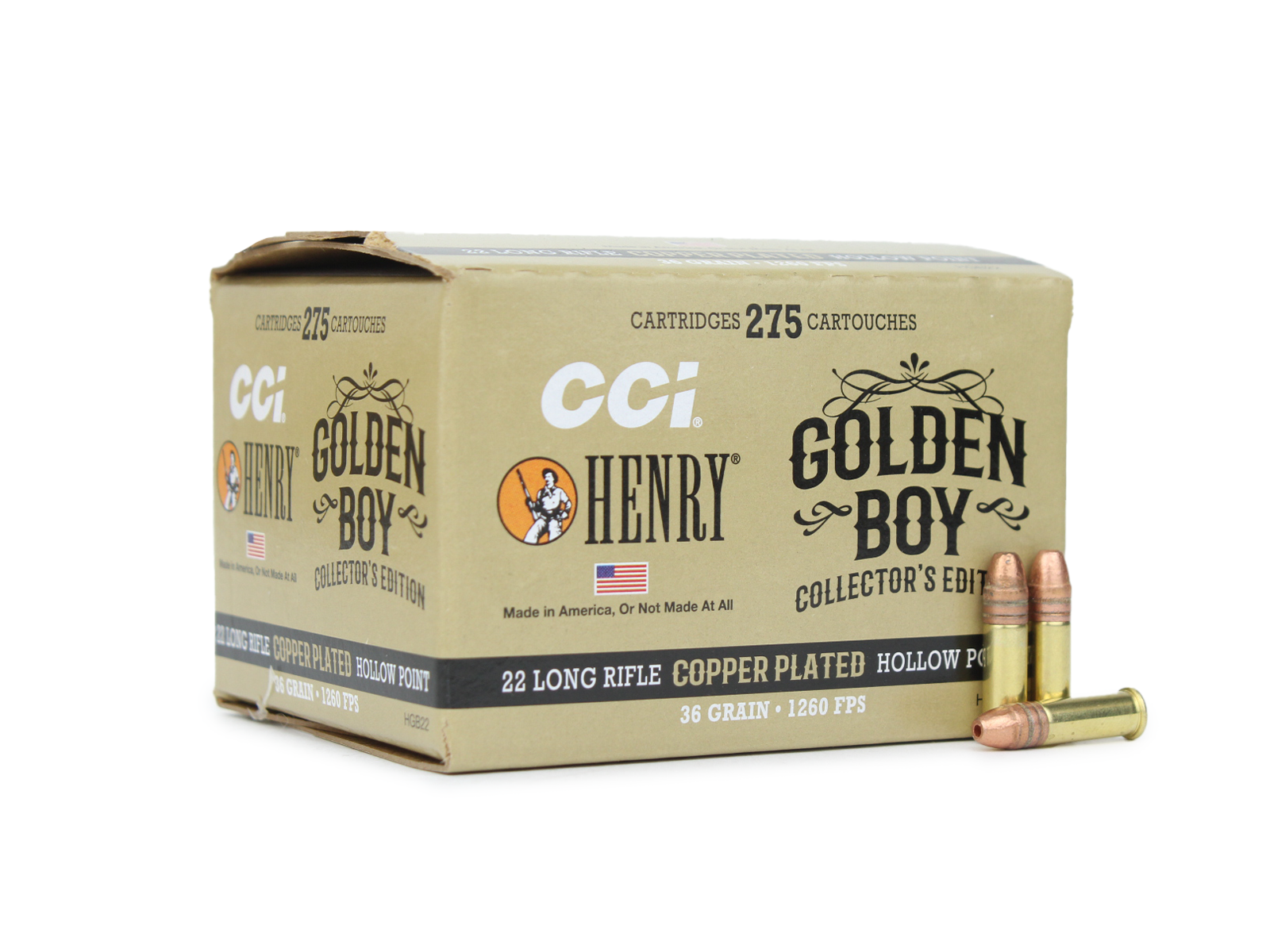 CCI Henry Golden Boy 22 LR Ammo Pack