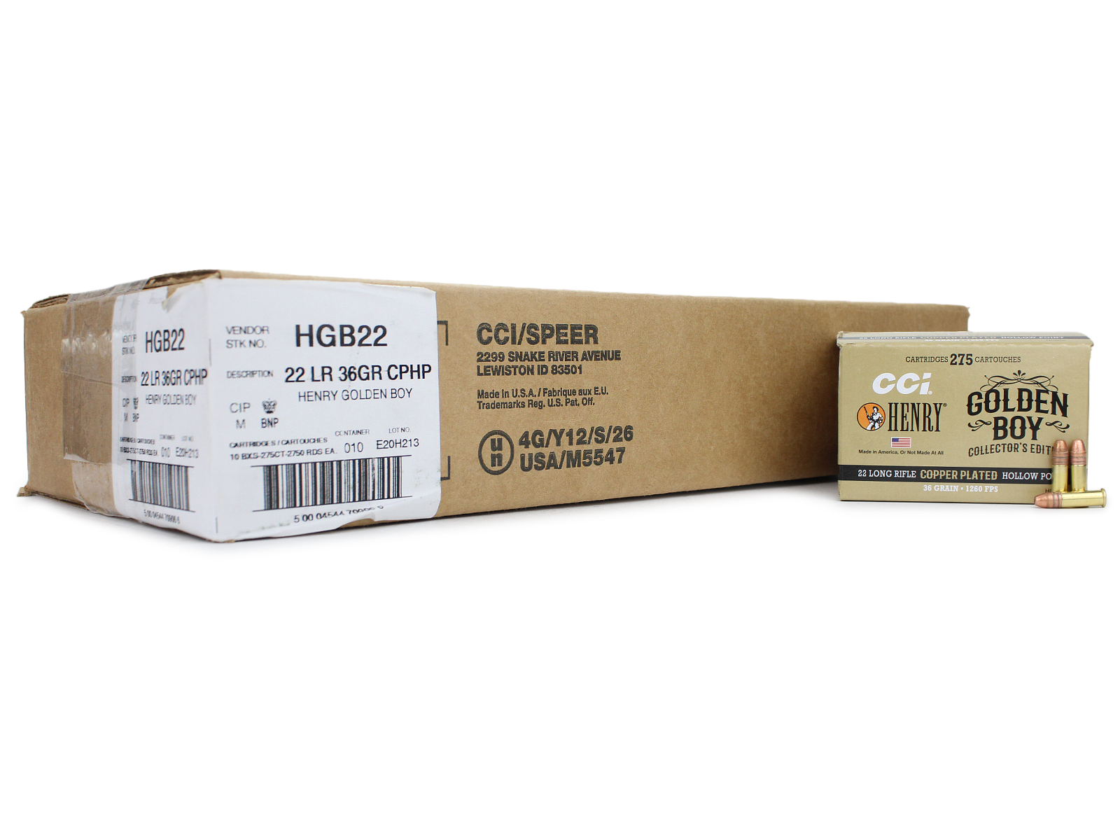 CCI Henry Golden Boy 22 LR Ammunition