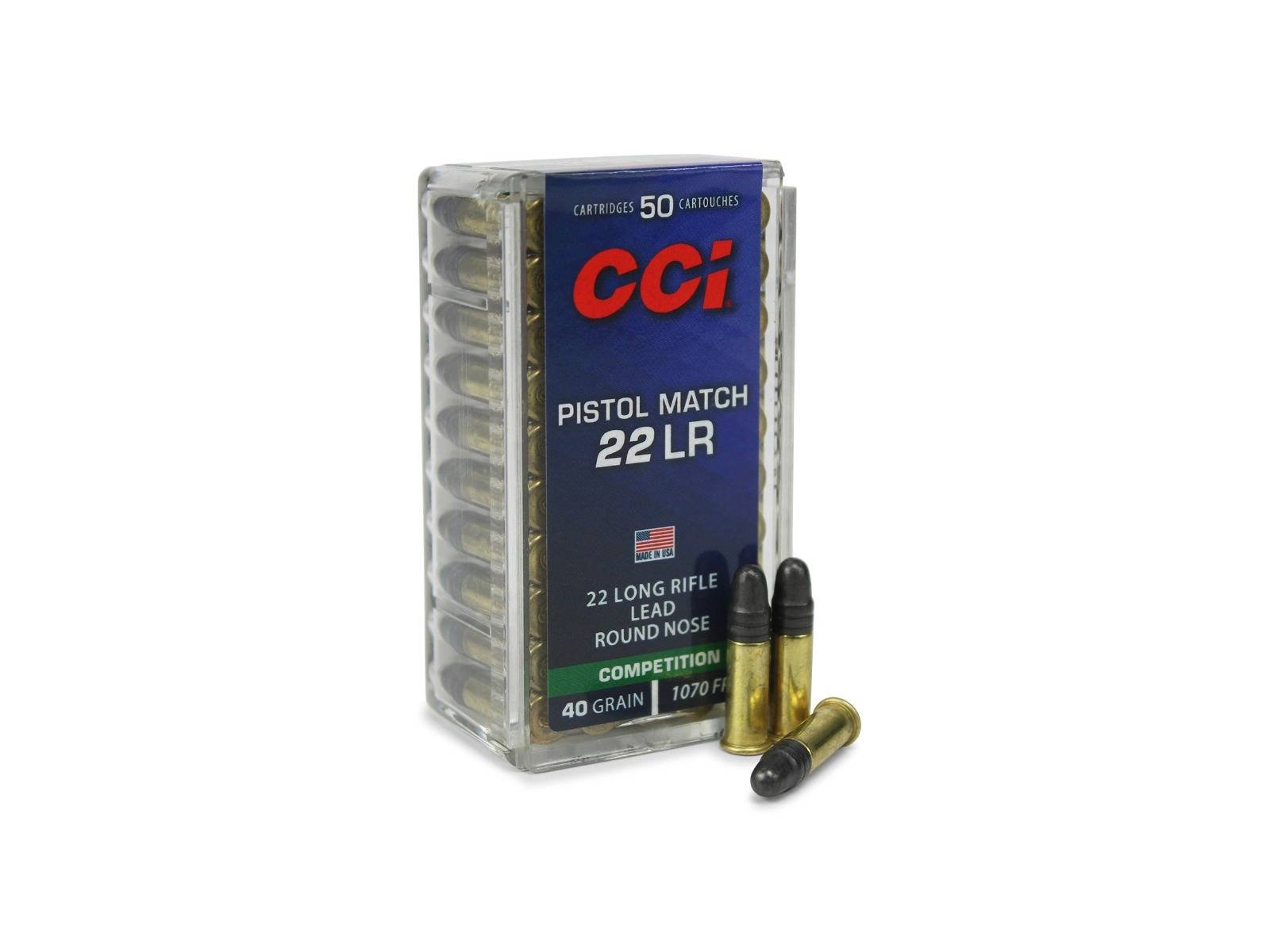 CCI Pistol Match 22 LR 40 Grain