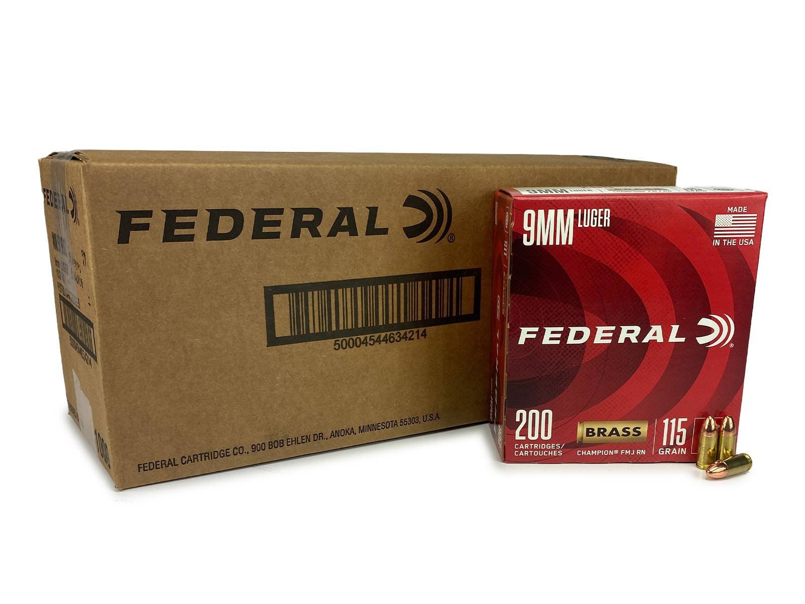 Federal Champion Training 9mm Ammo Case
