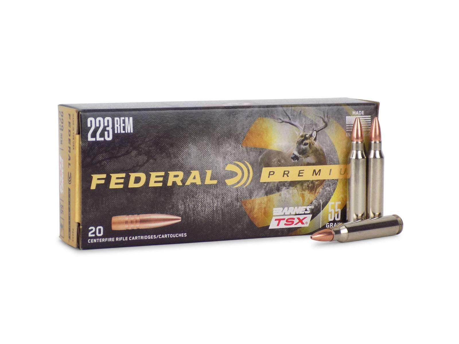Federal Premium 223 Rem 55 Grain TSX Ammo
