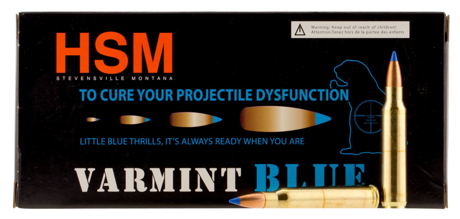 HSM Varmint .223 Remington BlitzKing Bullets