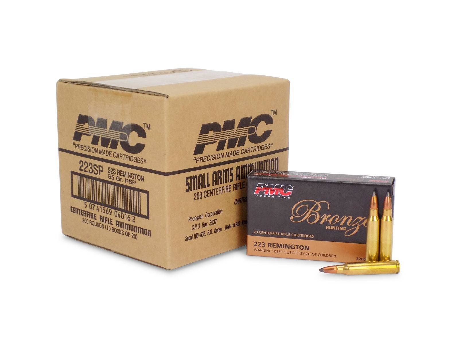 PMC Bronze .223 Remington 55 Gr Ammo