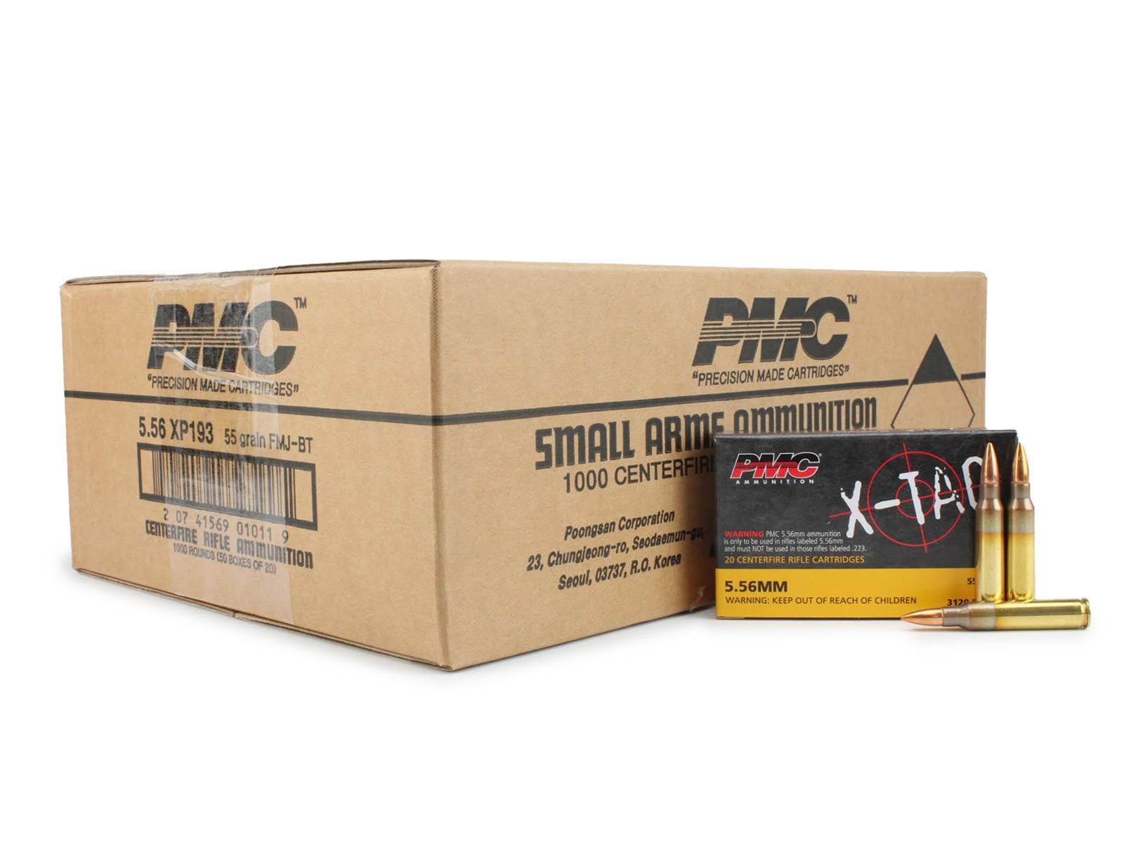 PMC X-TAC 5.56 NATO XM193 Ammunition Case