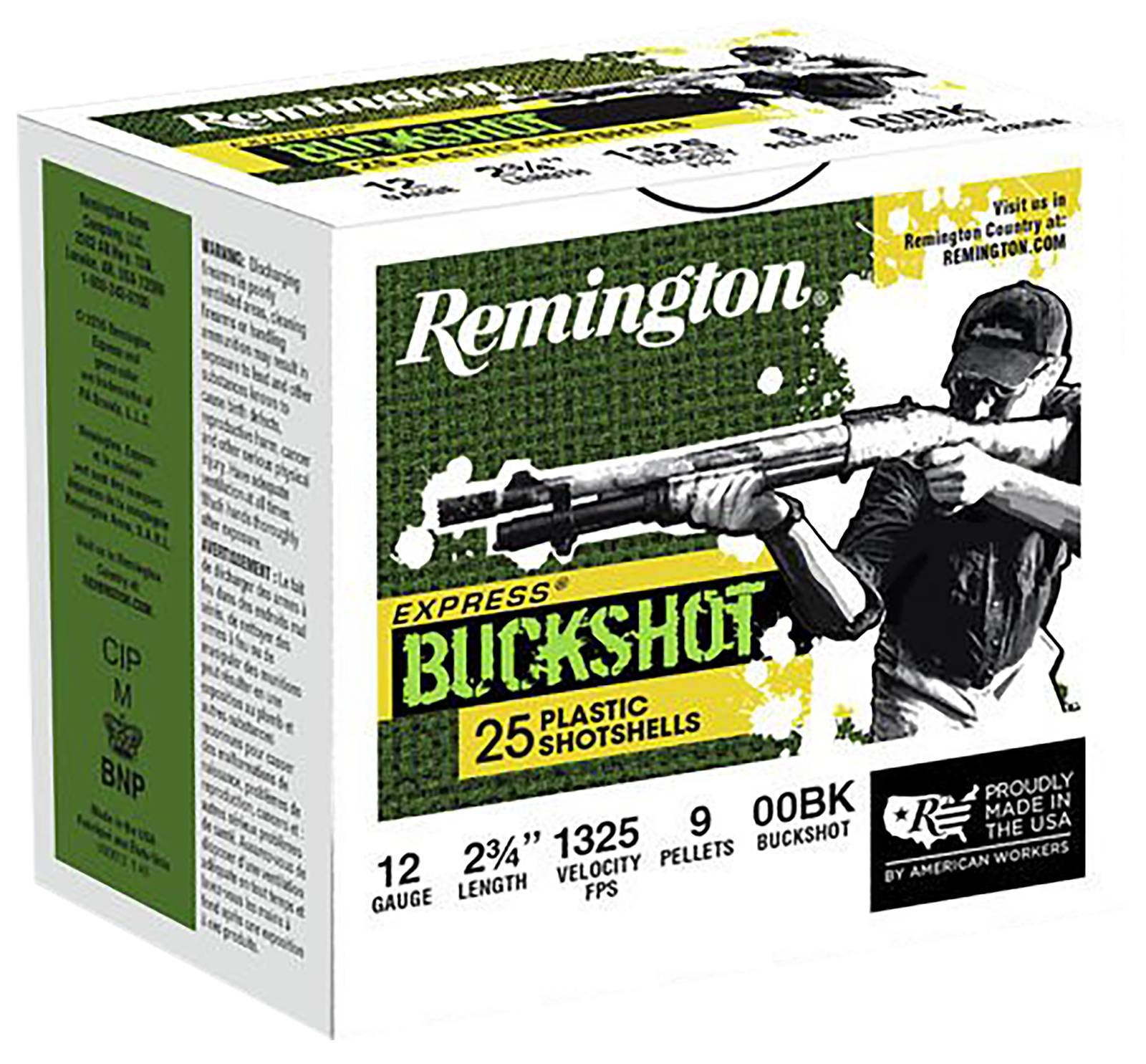 Remington 12 Gauge Buckshot Ammunition Box