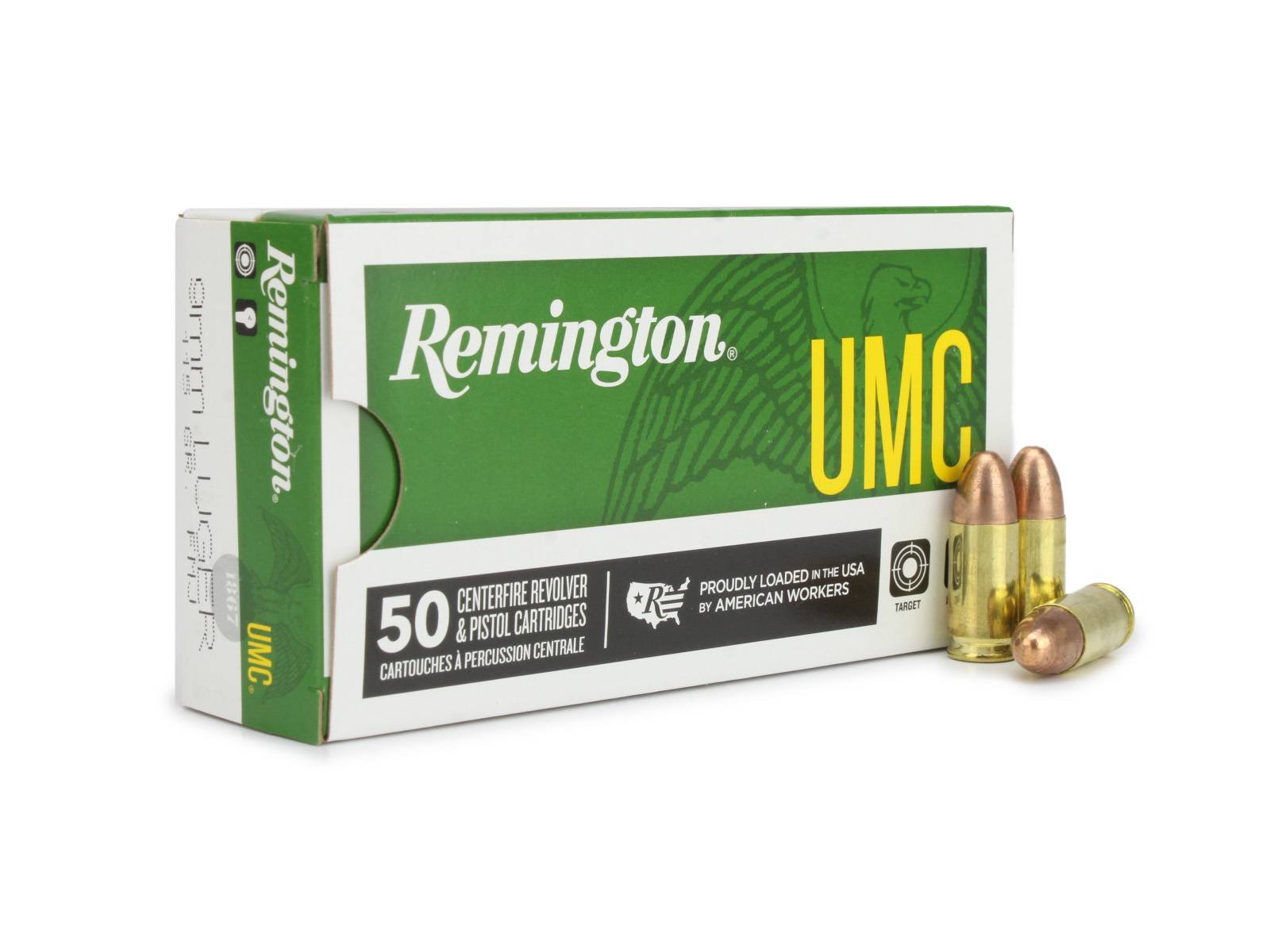 Remington UMC 9mm FMJ Ammunition Box