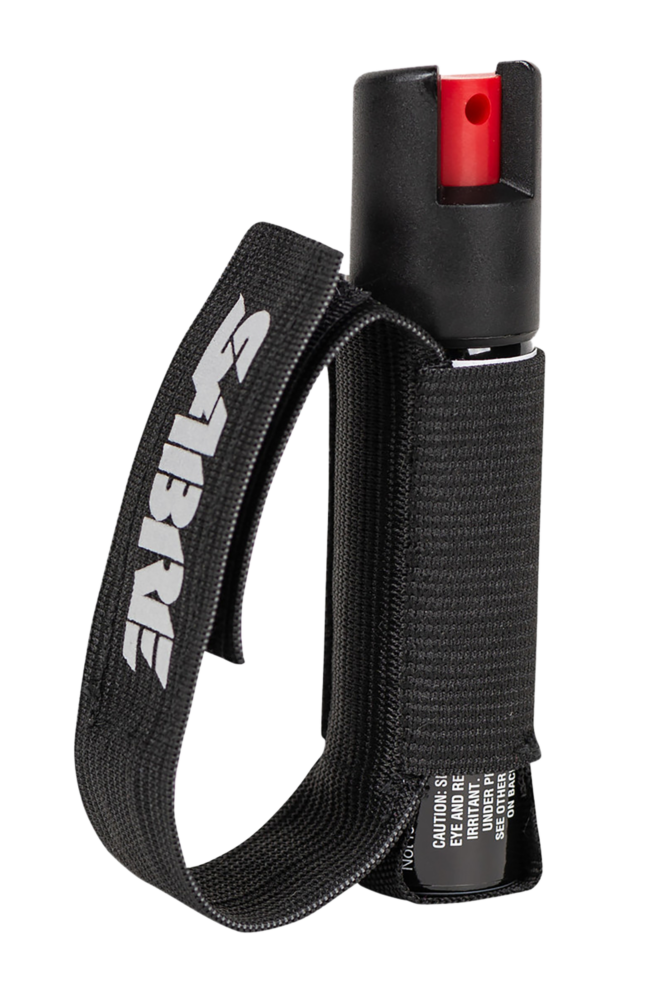 sabre p22j jogger pepper spray with adjustable hand strap used for beginner training drills