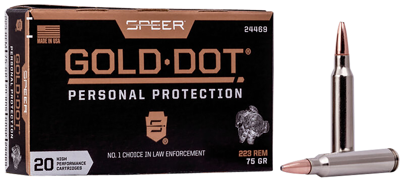 Speer Gold Dot 223 Remington Ammunition