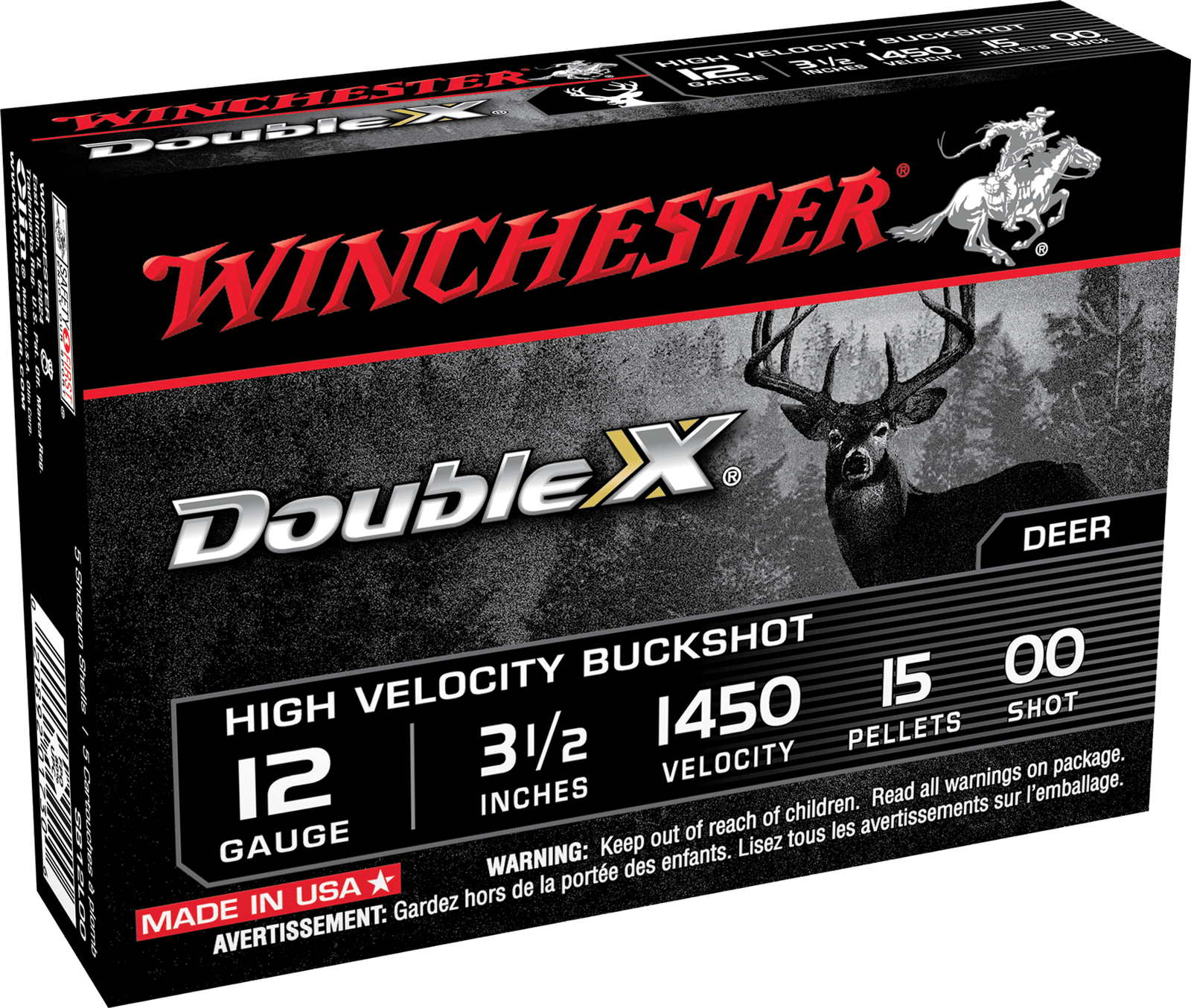 Winchester Double X 12 Gauge Buckshot Ammo