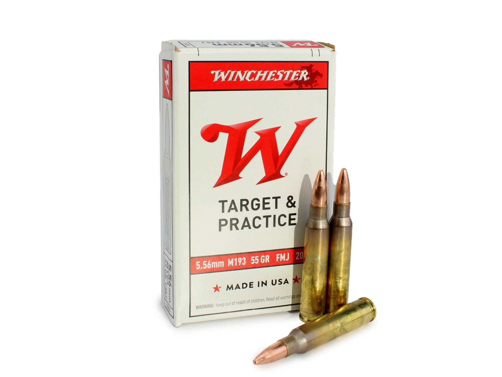 Winchester Lake City 5.56 M193 FMJ Rounds