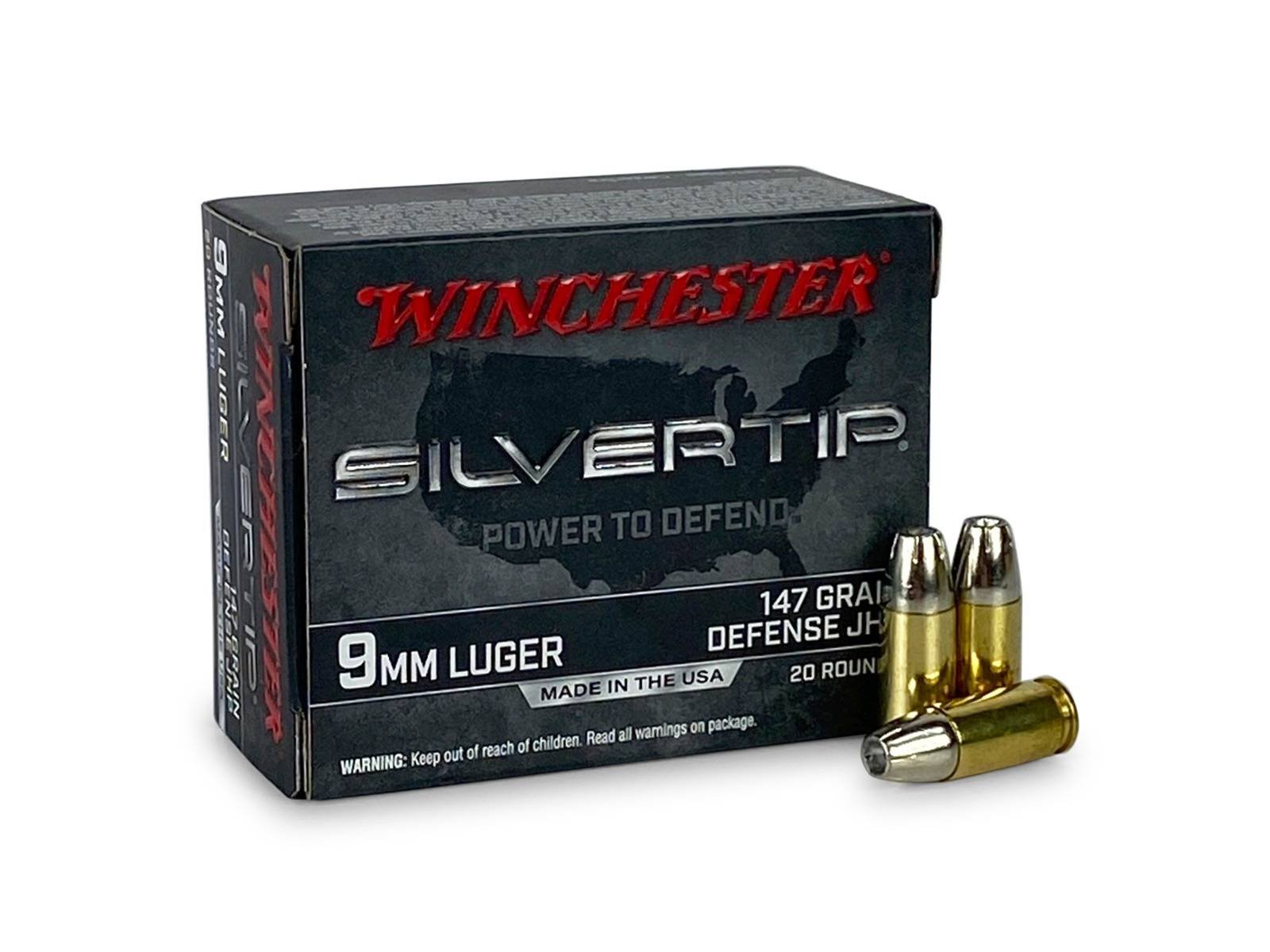 Winchester Silvertip 9mm JHP Ammunition