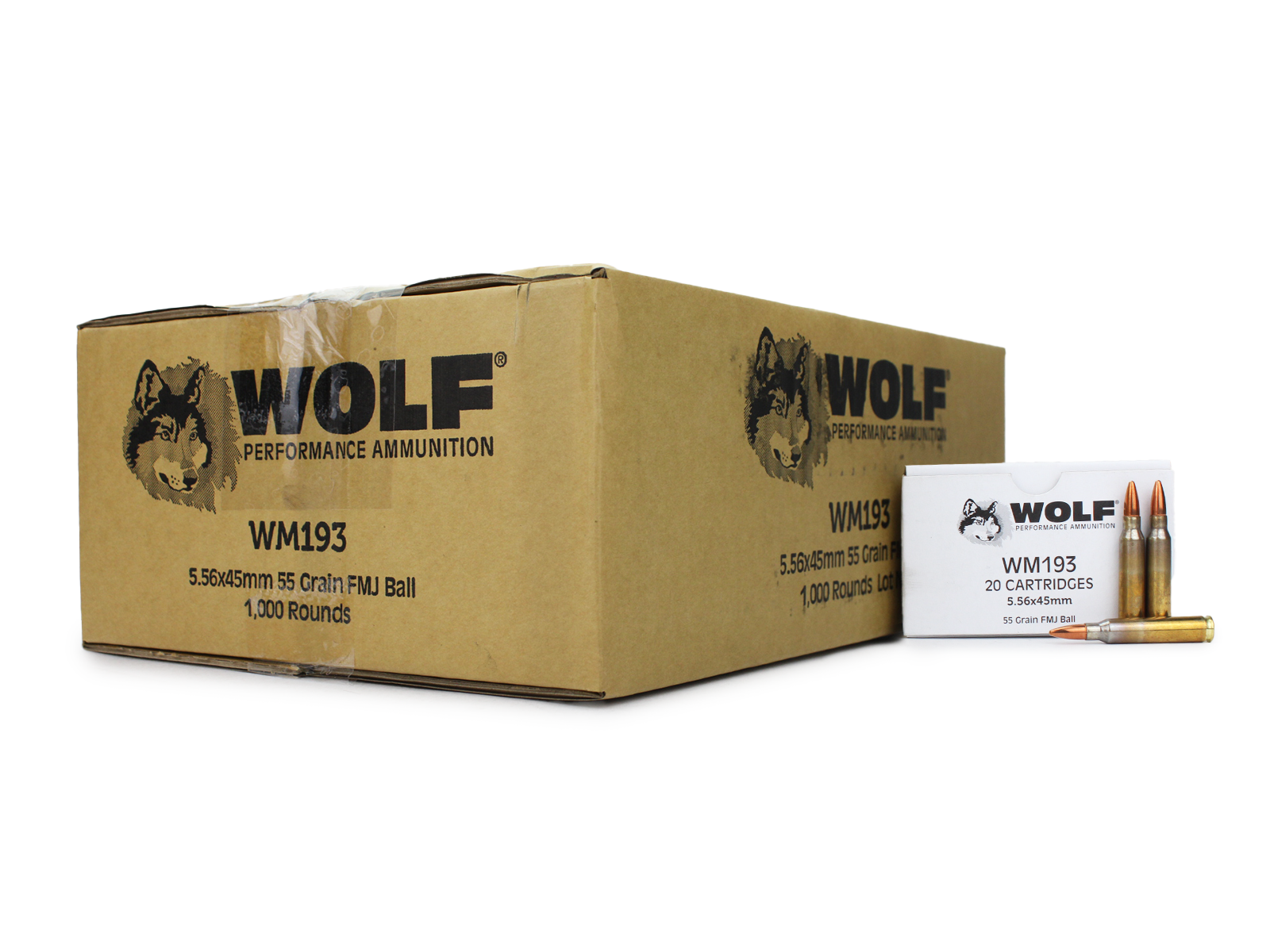 Wolf Gold 5.56 NATO Ammo Case
