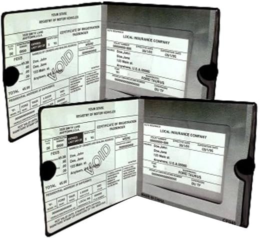 essential two pack vehicle document wallet holders the best overall car document holder