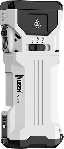 wuben x1pro rechargeable flashlight