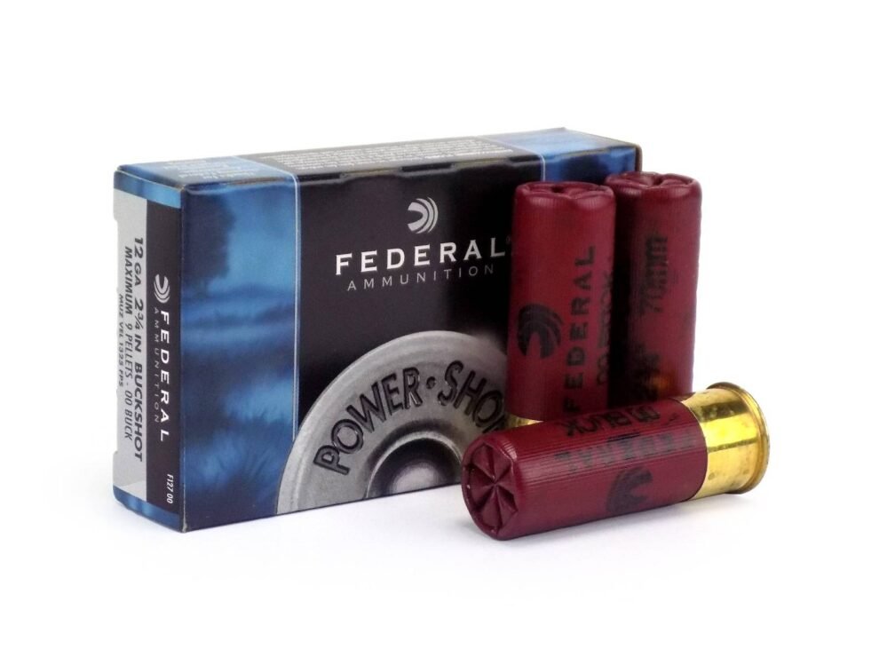 Federal Power-Shok 12 Gauge 00 Buck Shot box