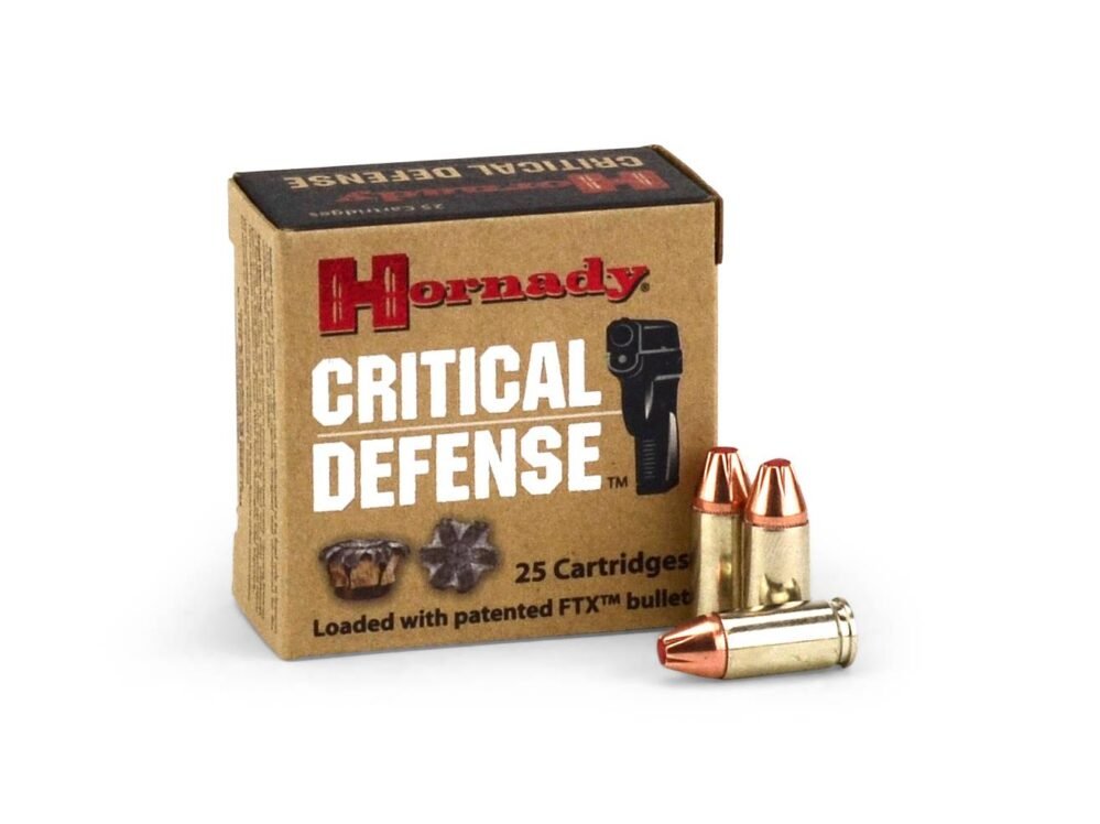 Hornady Critical Defense 9mm 115 Gr JHP (Box)