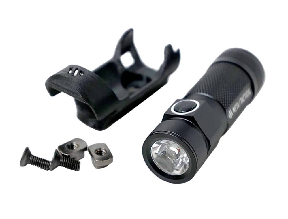 META Tactical Flashlight 500L (Matte Black)