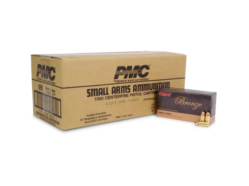 PMC Bronze 9mm 115 Gr JHP (Case)