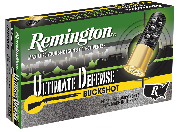 Remington Ultimate Defense 12 Gauge 00 Buck box