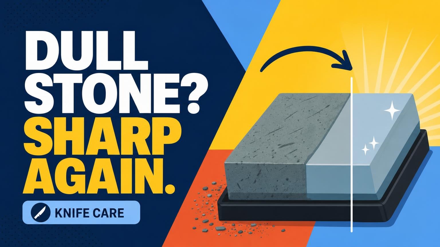why a sharpening stone stops cutting and how to refresh it
