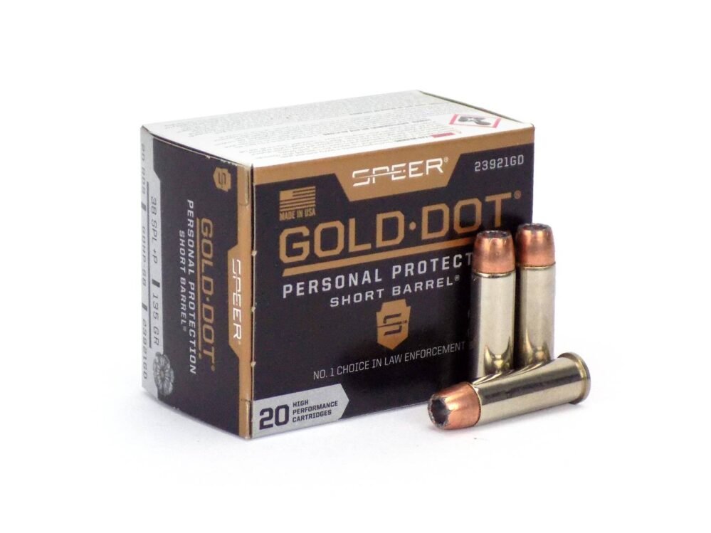 Speer Gold Dot Short-Barrel .38 Special +P 135 Gr JHP (Box)