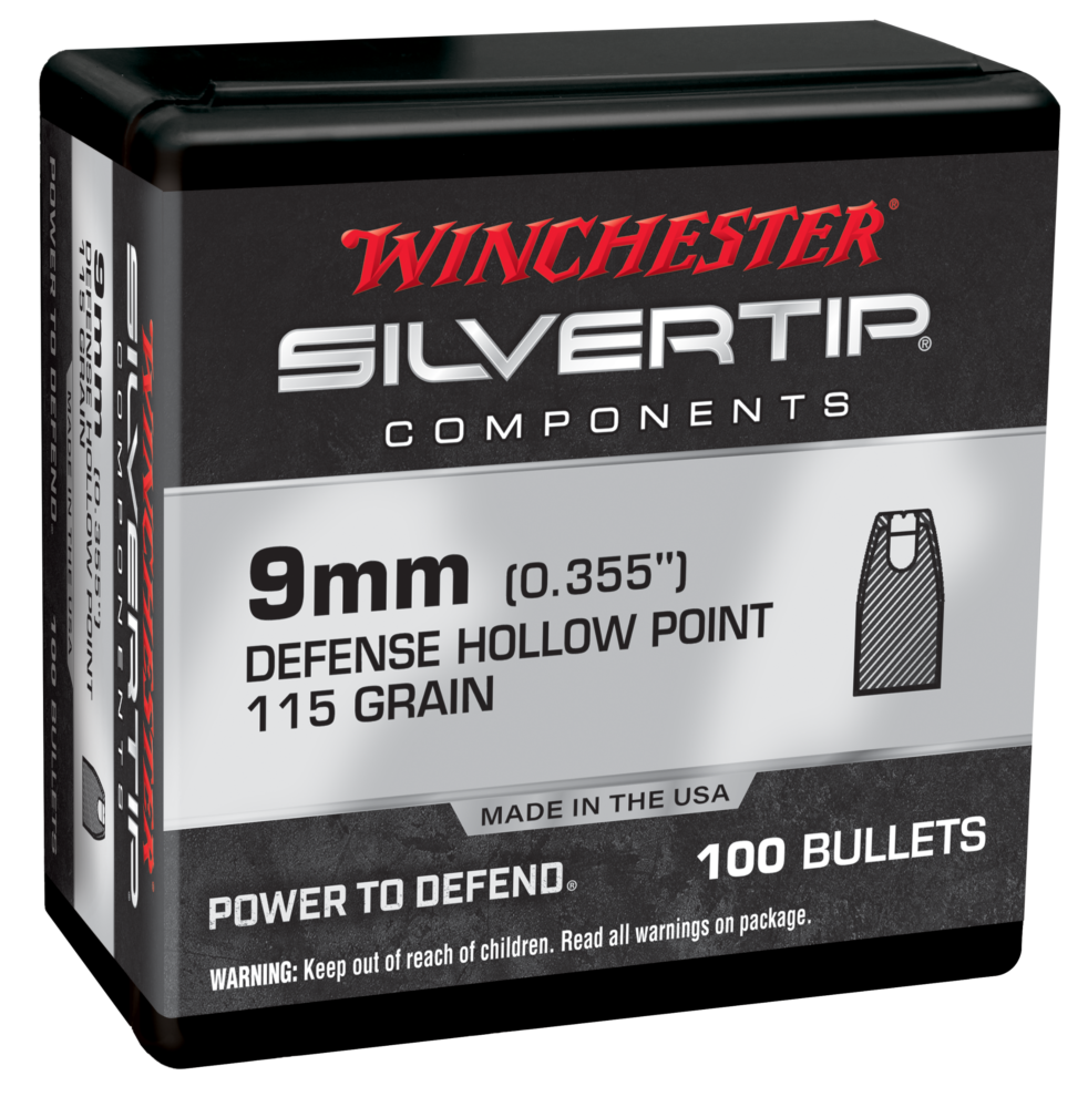 Winchester 9mm 115gr Silvertip Hollow Point Ammo