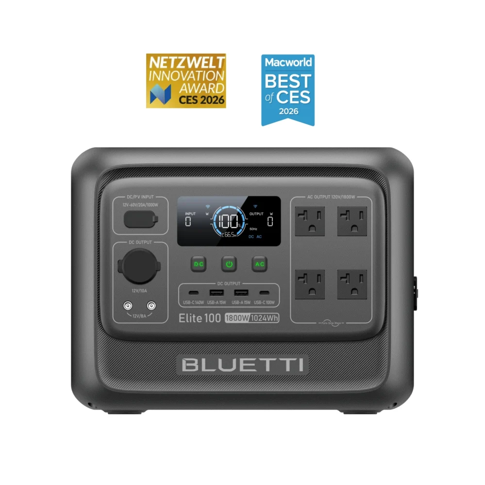 BLUETTI Elite 100 V2 Review: 1,800W / 1,024Wh Portable Power Station Tested