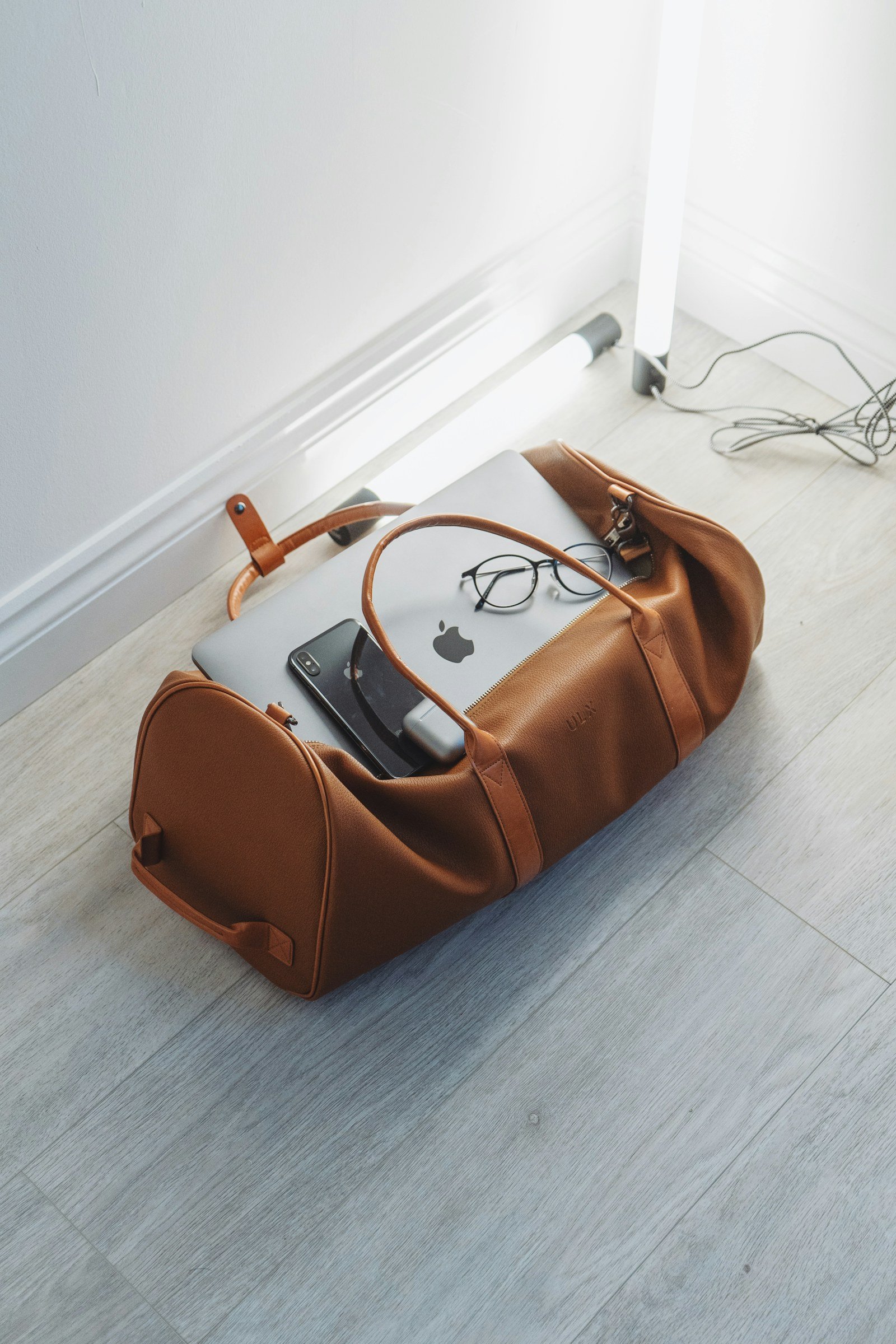 hybridworkbagessentials edc deals a laptop packed inside a work bag