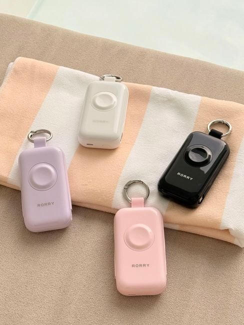 stylish personal safety alarms in pastel colors