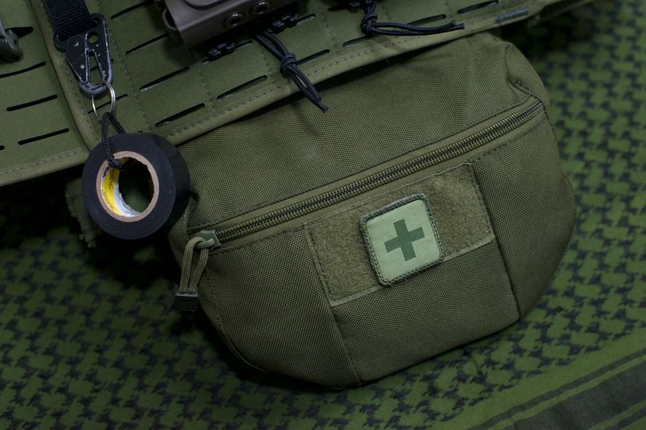 pexels6562586 edc deals a trauma kit pouch attached to a belt for quick access